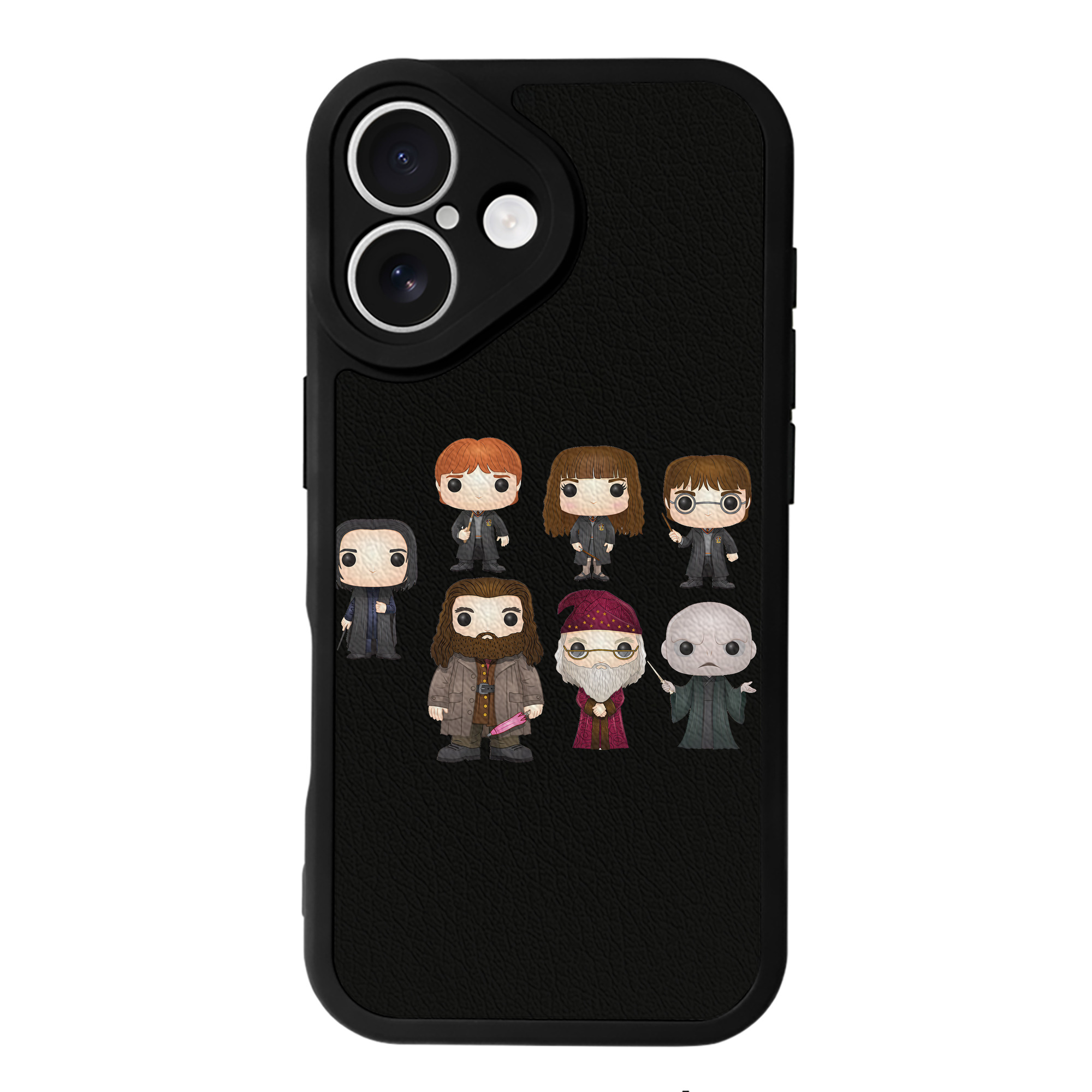 （画像用） Harry Potter ハリー・ポッターシリーズ 【iPhone 16シリーズ対応】シリコンスマホケース（レザー調） 材質：シリコン